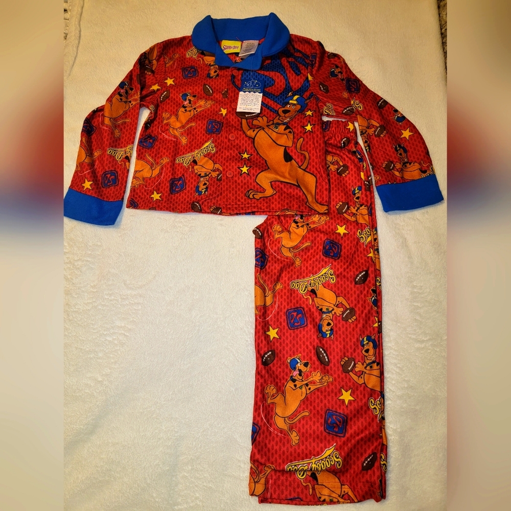 Scooby-Doo Boys Pajamas Size 4/5 NWT